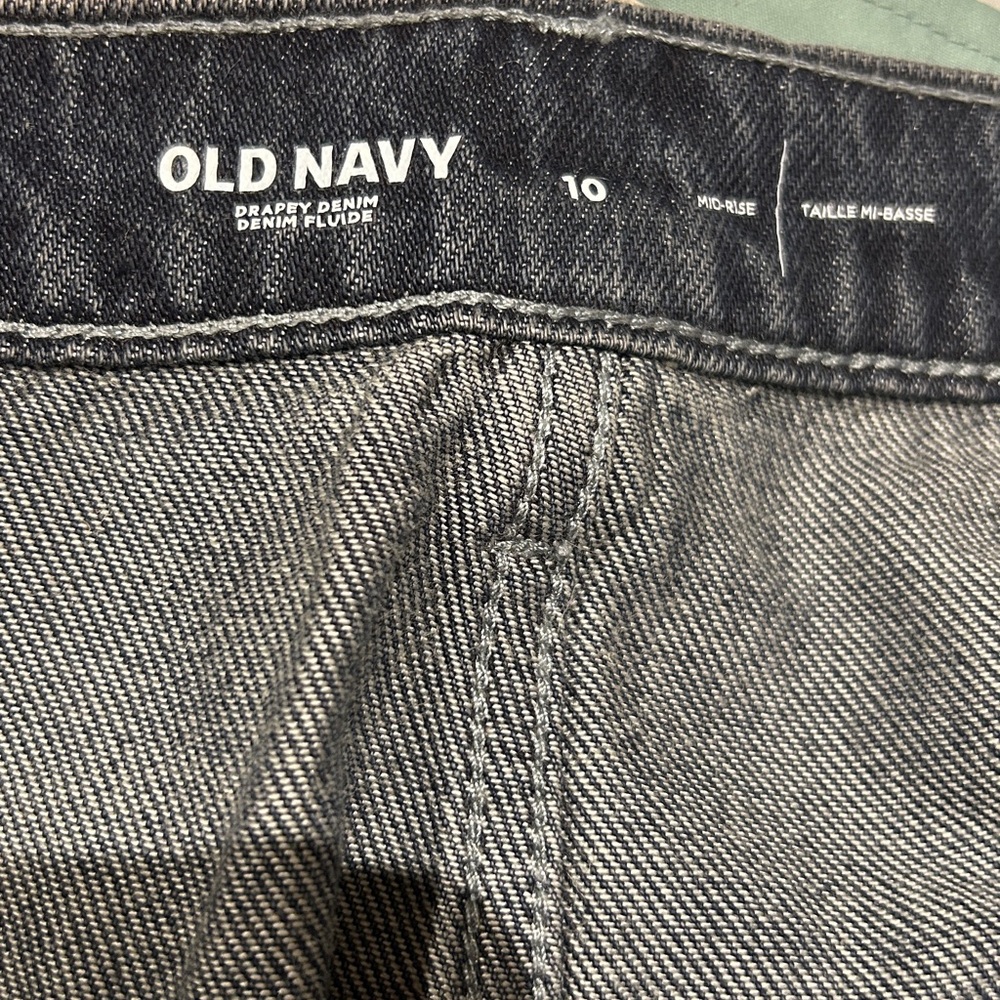 Old Navy Gray Denim Maxi Skirt - Picture 6 of 6
